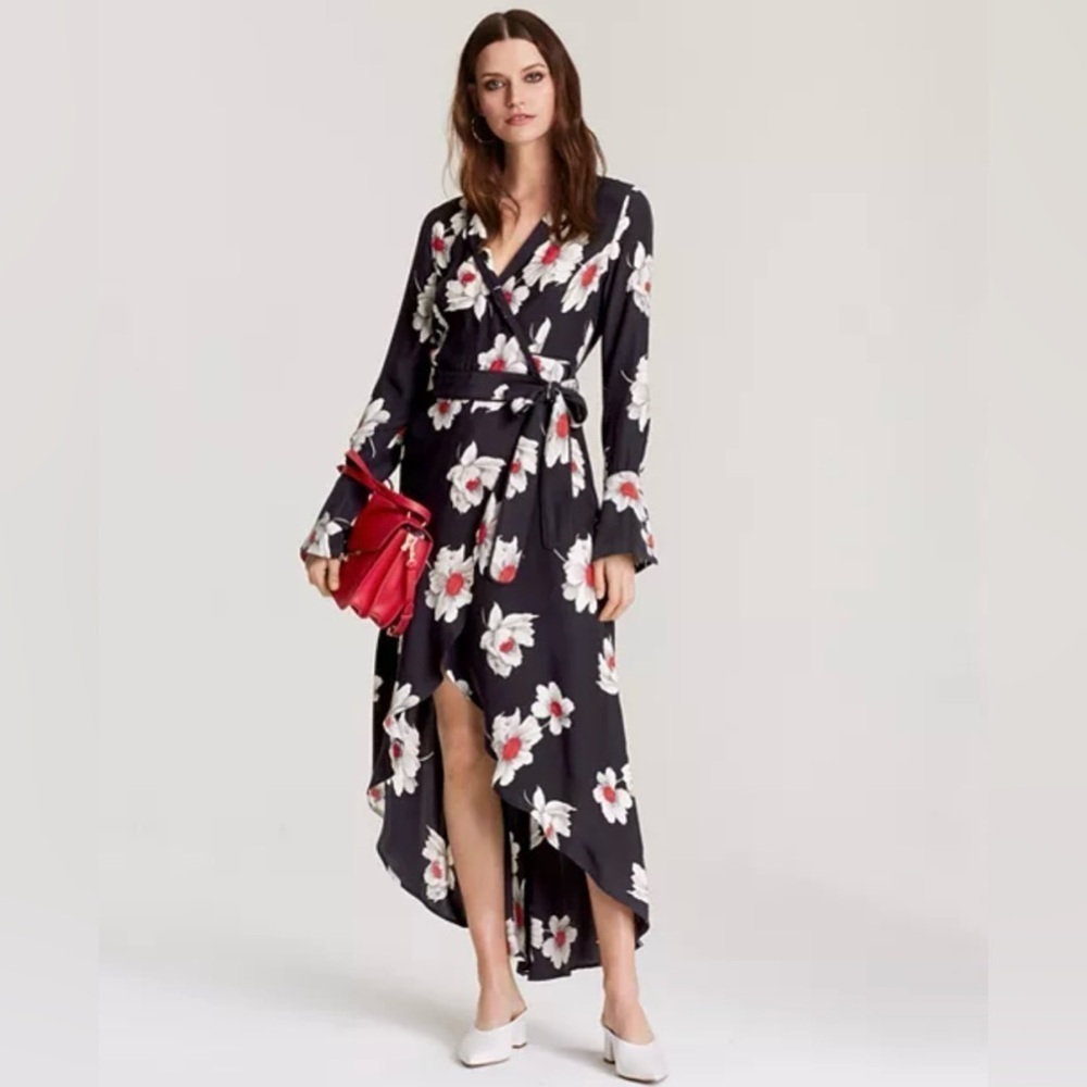 Equipment Gowin Floral Wrap Dress, size XS.